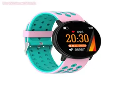 W8 Samsung için Akıllı İzle Fitness Trackers Bilezikler Kadın Kalp Hızı Monitör IOS A3767290 için Waterpround Spor Saati