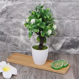 1PCRECTANGLE/RUND FORM BAMBUSE SBACER Växtfack Mini Plant Flower Pot Stand Favor Succulent Pot Tray Simple Elegant Home Decor