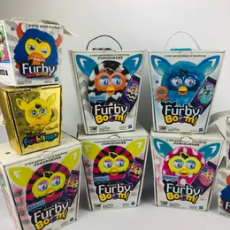 Rockers de festa de festa Furby original bonecas de animais de estimação eletrônicos de brinquedos eletrônicos conversando brinquedos interativos de pelúcia Kawaii Boy Toys