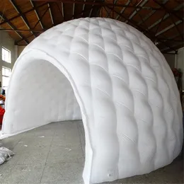 6m 20ft Diametro Party Shelter Gonfiabile cupola dj tenda aria golf forma mezza sfera igloo tendone centro eventi per il noleggio o la vendita