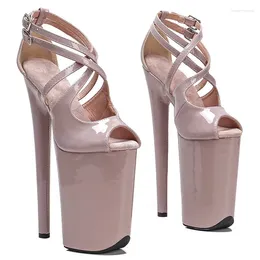 Dance Shoes Wome Fashion 23CM/9inches PU Upper Platform Sexy High Heels Sandals Pole 008