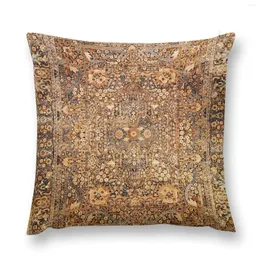 Kissen, antiker persischer Kirman-Teppich, bedruckt, Überwurf, Kissenbezüge, Bett, S, Couch