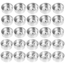 Stuhl Deckt 200 Sets Container Cup DIY Form Candlewicks Accessoire Hochzeit handgefertigtes Handwerk Duft Aluminiumguss