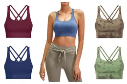 2024 Neues Yoga-Damen-Tanktop zum Laufen, sexy, stoßfest, unterstützender Sport, Zitronen-BH, gefärbtes BH-Tanktop