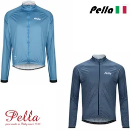 Racing Sets Korea Pella Jaqueta à prova de vento Homens de ciclismo de ciclismo Bicicleta Mangas compridas Windbreaker Maillot Mtb Bike Suit ROPA Ciclismo