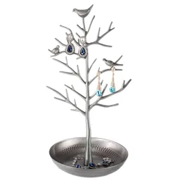 Yingyuan Craft Alloy Bird Money Tree Jewelry Ring RingEarrings Jewelry Display Rack Jewelry Props