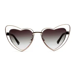 Double Peach Heart Metal Solglasögon Europe Street slog den konkava formen Kvinnliga solglasögon Personliga solglasögon Male Tide5868797