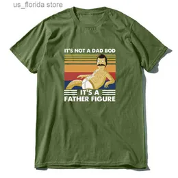 T-shirty męskie Jklpolq Summer Mens T koszule To nie jest tata bod to ojciec figurka zabawna tata T-shirt bawełny krótki slve harajuku t g1222 y240402