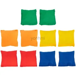 Kum Oyun Su Eğlencesi 10 PCS Kum atma Fasulye Torbası Taşınabilir Çanta Kum torbaları Çocuk Oyunları Çocuklar Manuel Esnek Kum torbaları Canvas Toss Game Hediye 240402