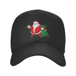 Berretti da baseball Classico unisex Natale Kawaii Babbo Natale Berretto da baseball Cappello da papà regolabile per adulti Uomo Donna Protezione solare