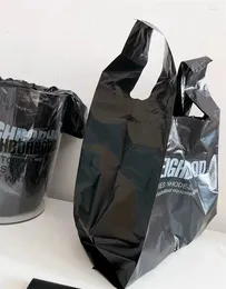 Borse portaoggetti NBHD Sacco per immondizia portatile di grandi dimensioni extra spesso Gilet in plastica per la casa