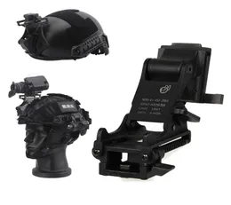 Airsoft Paintball Strzelanie taktycznego Szybkiego Hełm Akcesorium PVS7 PSV14 Nocna wizja Goggle NVG Mount No011023656459