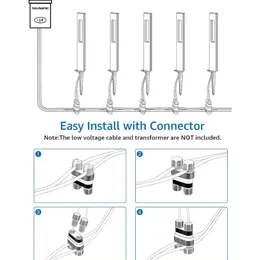 Sunvie 3W Low Voltage Landscape Pathway Lights - 12/24V ، 3000K ، CRI90 ، إضاءة ألومنيوم مقاومة للماء لحديقة المشي - مجموعة من 9