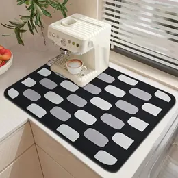 Mattor Tvättmaskin Dammtät matta icke-halkfri kaffeavloppsdyn