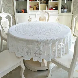 Table Cloth Exquisite Beige Jacquard Tulle Tablecloth Sofa Pad Handrail Cover Restaurant Microwave Oven Christmas Wedding Decoration