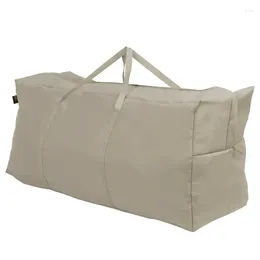 Aufbewahrungstaschen, Outdoor-Terrassen-Kissentasche, 45,5" L x 13,75" B, 20"H, Beige