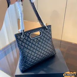 Luxury Vernis Patent luxury Shopping Bag Diamond lattice capacity fabricTote Chain bag Handbag Woman Bag