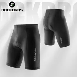 Rockbros verão ciclismo shorts respirável bicicleta collants mtb estrada esporte calças à prova de choque esponja almofada 240322