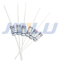 50pcs 1W 5% Wound Wound Resistore Fusibile Resistenza dell'avvolgimento 0,1R 0,33R 1R 2,2R 3R 4,7R 5,1R 6,8R 10R 22R 68R 100R 200R 510R 0.1 OHM