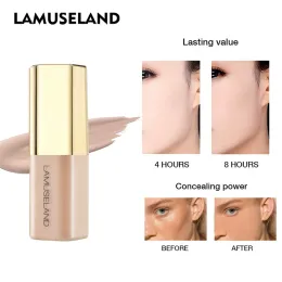 LAMUSELANDA FACE BASE BASE 4 CORES CABELAÇÃO COMPORAÇÃO LIQUELADOR SCASCELER CARCE