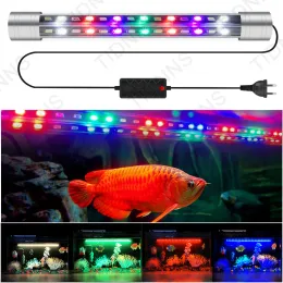 Mikrofonlar Akvaryum Işığı LED geniş açılı su geçirmez balık tankı lambası dalgıç yüksek ustalık rgb akvaryum dekor ışığı bitkisi sağlıklı büyümek