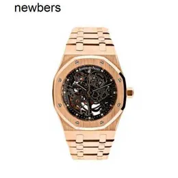 Top Men APS Factory Audemar Pigue Watch Swiss Ruch Abbey Royal Oak 15305or OO D088CR.01 Otwarte męskie zegarek