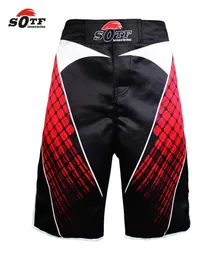 Suotf MMA Boks Bawełniane oddychające Spodnie treningowe spodnie spodenki bokserskie Muay Thai Boxing