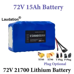 Wiederaufladbare Batterie 72V 15AH 21700 Lithiumbatterie 3000W BMS+84 V Ladegerät E-Motor-Elektromutrücker E-Bike 72 V Akku
