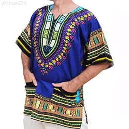 Raanpahmuangs Novo produto Dashiki Hiji Clothing Camisa masculina manga curta 13u3