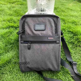 Designer ryggsäck tumii män lyxiga herrar back pack handväska sport bokväska alfa 2 utbyggbar ballistiska nylon män en axel crossbody case portfölj 22116 1rh8