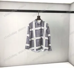 21ss uomo stampato magliette polo designer lettera a righe stampa parigi vestiti etichetta camicia da uomo stile sciolto nero bianco grigio 056003594