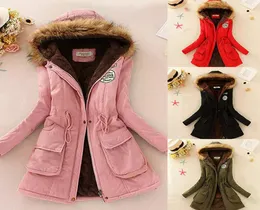 2017 New Women Winter Jacket Wart Faux Fur Hooded Causal Lengeve Coat Plus Size S181011037924364