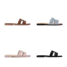 5a chinelos de designer sandálias femininas sandalen clássico laranja chinelo sandália de couro slides verão praia slide flip flops sem caixa tamanho 35-42