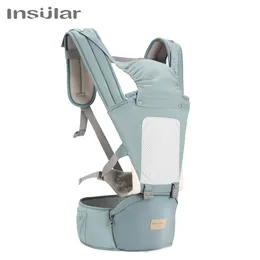 Mochilas infantis portáteis de transportadora de ergonomia insulares espessamentos 360 Capuz ergonômico Kangaroo 0-36 meses