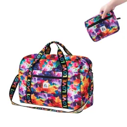 Coperture ZHUISHU Borsa sportiva da viaggio pieghevole Borse di stoccaggio per oggetti personali di grande capacità Borsa da viaggio Borsone da donna Borse per la spesa