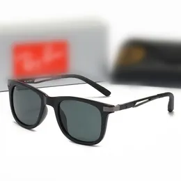 MEN GRAY SUNGLASES CLASSION RETRO WOMENTS SUNGLANCES RAY Luxury Designer Metal Frame Bans Designers Sun Glasses 4235 with box