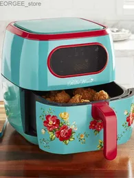 Air Fryers Quarter Air Fryer com tela LED Y240402