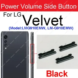 Przyciski boczne objętości mocy dla LG Velvet Velvet 5G Volume Moc Małe klawisze boczne części naprawy części