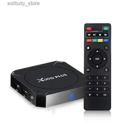 Set Top Box Smart TV set-top box X96Q Plus Android 11.0 4/64GB AllWinner H616 4K media player Q240402