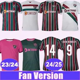 25 Jerseys de futebol masculino de Fluminense 23 24 Andre Jorge Martinelli Ganso Mendes John Kennedy Home Away Away Away