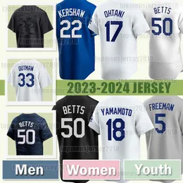 Mookie Betts Trikot Shohei Ohtani Baseball Dodgers Clayton Kershaws Freddie Freeman Enrique Hernandez Los Angeleses Yoshinobu Yamamoto Tyler Glasnow Will Smith