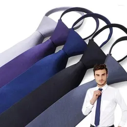Fliegen 2024 Männer Anzüge Luxus Edle Linie Krawatte Für Hochzeit Party Formale Vorgebundene Zipper Schmale Krawatte