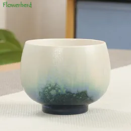 Xícara de xícara de xícara de xícara de chá de cerâmica grande copo mestre japonês retro grosso de chá de chá de chá de kung fu -software