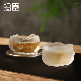 Copos de vinho pequeno copo de chá de vidro conjunto mestre Li Ziqi único japonês primeira neve