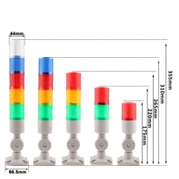 Średnica 45 mm 24 V DC 220V Stałego światła LED Sygnał Lekkie Lampka Multi-Wayers Stos Lights Ostrzeżenie dla maszyny przemysłowej