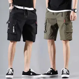 Мужские шорты Летние повседневные шорты, мужская мода Instagram взрывается свободными и повседневными тенденциями в корейских повседневных брюкахC240402