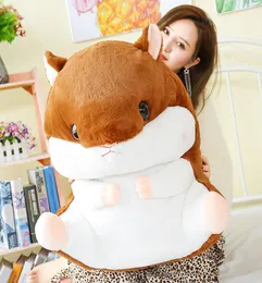 Söt Fat Hamster Doll Giant Cartoon Mouse Plysch Toy Pillow for Children Girl Sleeping Toys Birthday Present 65cm 26 tum DY505621993586