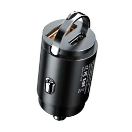 ترقية 200W QC3.0 PD CAR Charger 5A Fast Charing 2 Port 12-24V Socket Socket Mighter Car Charger USBC for iPhone Power Adapter