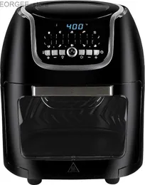 Air Fryers 10-Qt Eddy Current Air Fryer Pro 7-i-1 Luftstekning Bakning Uppvärmning av uttorkning Y240402