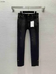 Brand Jeans Women Jean designer pants Fashion LOGO denims Pants woman denims trousers leg split design Stretch stovepipe cropped jeans Apr 02